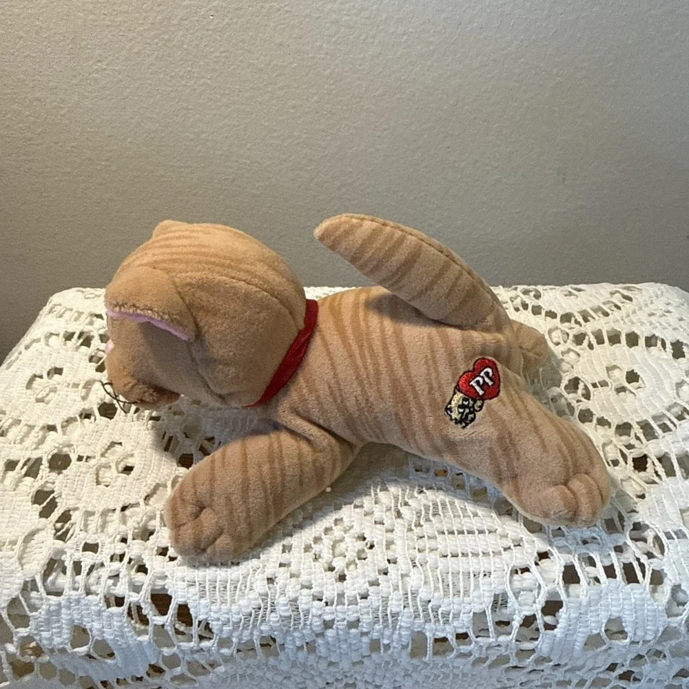 VINTAGE Tonka Pound Purries ORANGE TABBY CAT KITTEN Plush STUFFED ANIMAL Toy